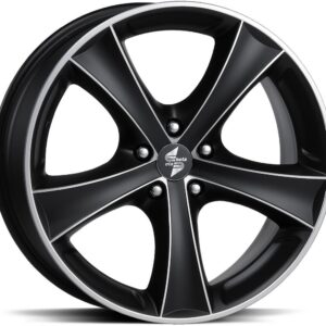ETABETA Tettsut Black Matt Polish 8x17 5/130 ET43 CB84,1 60°