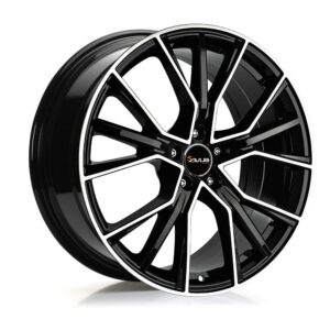 AVUS AF18 Black Polished 8,5x20 5/112 ET32 CB66,6 Kulkona R13