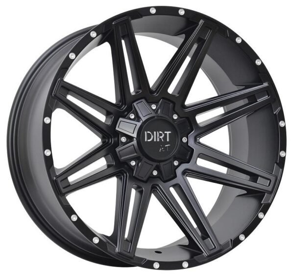 D88 Flatblack milled rivets 10x22 5/127/139,7 ET-20 CB78,1 60°