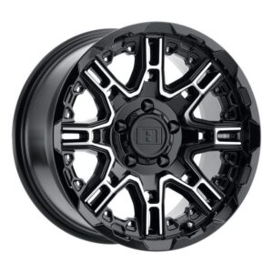 SLINGSHOT GLOSS BLACK W/ MACHINED FACE 11,5x22 5/127 ET-44 CB71,5 60°