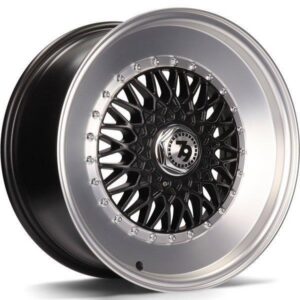 SV-F Matt Black Front Polished Lip Polished 7x15 4/100/114,3 ET30 CB67,1 60°