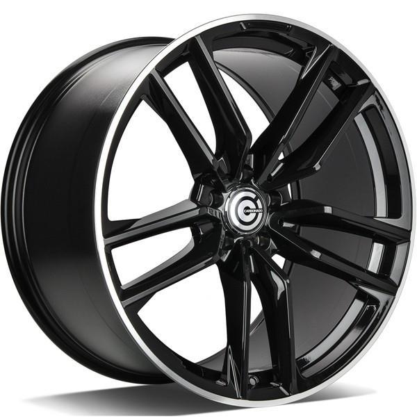Invention Black Glossy Lip Polished 11x21 5/112 ET49 CB66,5 60°