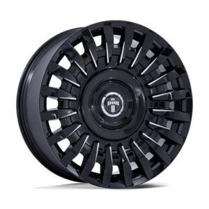 DC272 HONCHO GLOSS BLACK MILLED 9x24 5/115/120 ET15 CB74,1 60°