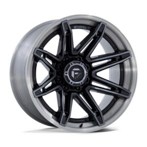 FC401 BRAWL GLOSS BLACK BRUSHED DARK TINT 12x24 8/170 ET-44 CB125,1 60°