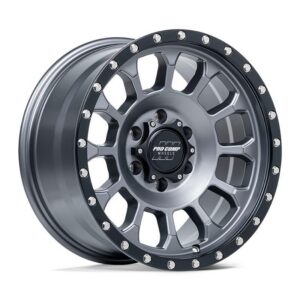 PA34 ROCKWELL MATTE GRAPHITE W/ BLACK LIP 8,5x17 5/127 ET0 CB71,5 60°