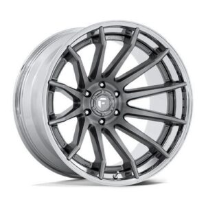 FC403 BURN PLATINUM W/ CHROME LIP 12x24 5/127 ET-44 CB71,5 60°