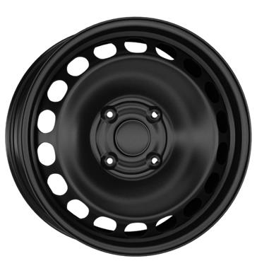 Plåtfälgar & stålfälgar STAAL Black 6x15 5/100 ET43