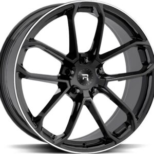 R-SERIES R14 Black Pol 10x22 5/112 ET35 CB66,6 60°