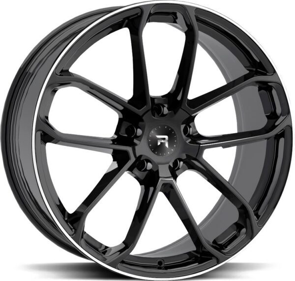 R-SERIES R14 Black Pol 9,5x21 5/112 ET37 CB66,6 60°