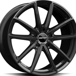 GMP Titan Gloss Black 11,5x21 5/130 ET65 CB71,6 Kulkona R14