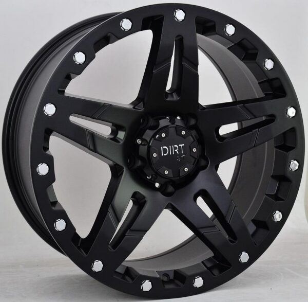 D66 Flatblack. 9x17 6/139,7 ET25 CB106,1 60°