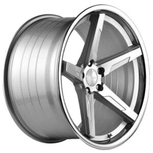 ABS F55 SILVER / SS LIP 11x20 5/110 ET28 CB74.1