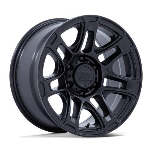 PA204 ROUGHNECK MATTE BLACK 8,5x17 6/135 ET0 CB87.1 60°