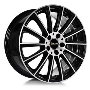 AVUS AC-M07 Black Polished 8,5x19 5/112 ET35 CB66,6 Kulkona R14