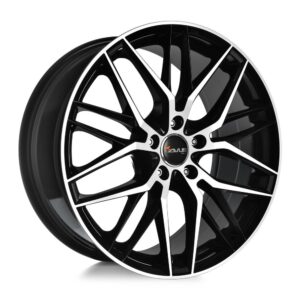 AVUS AF19 Black Polished 8x18 5/120 ET35 CB72,6 60°